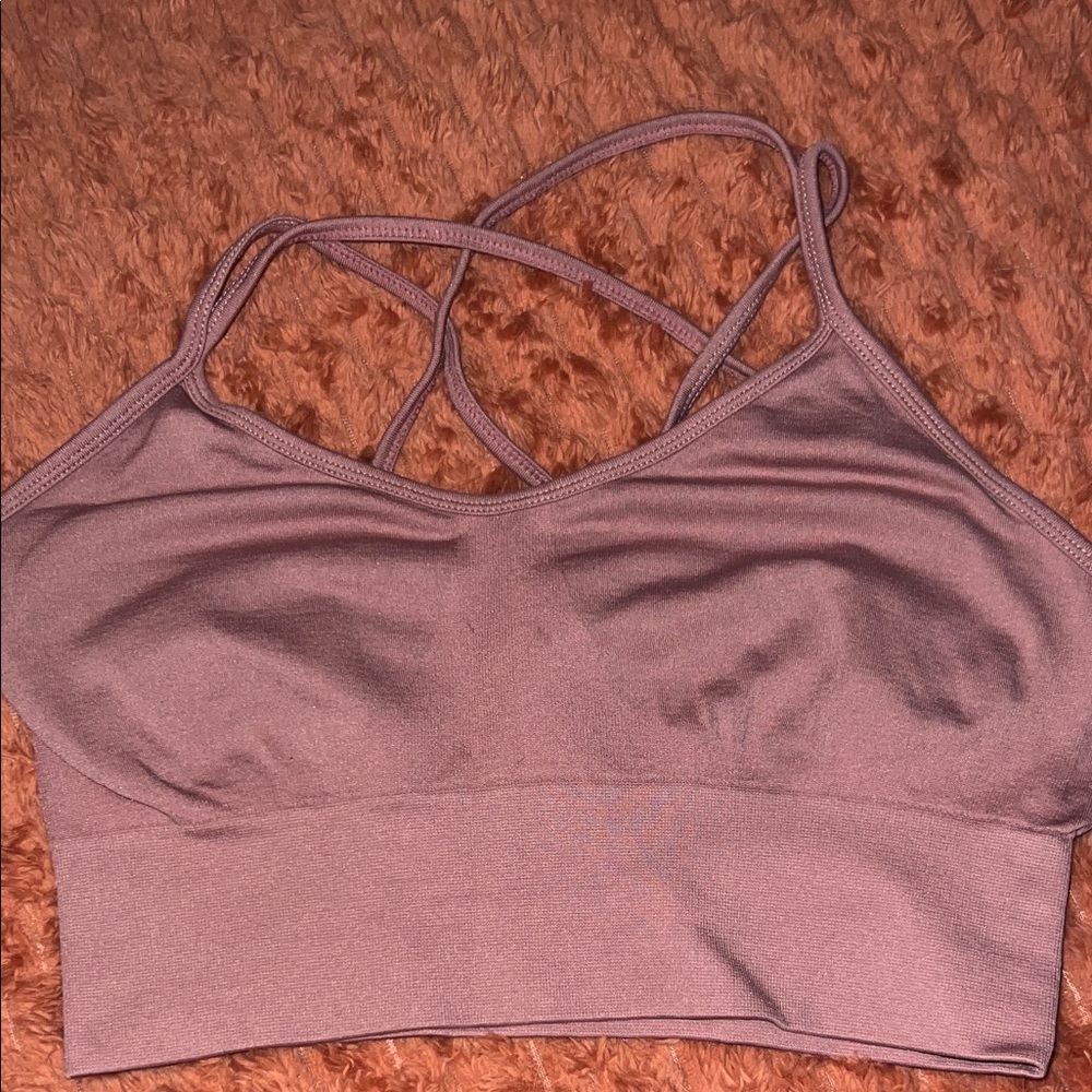 Amazon Women's Mauve Sports Bra